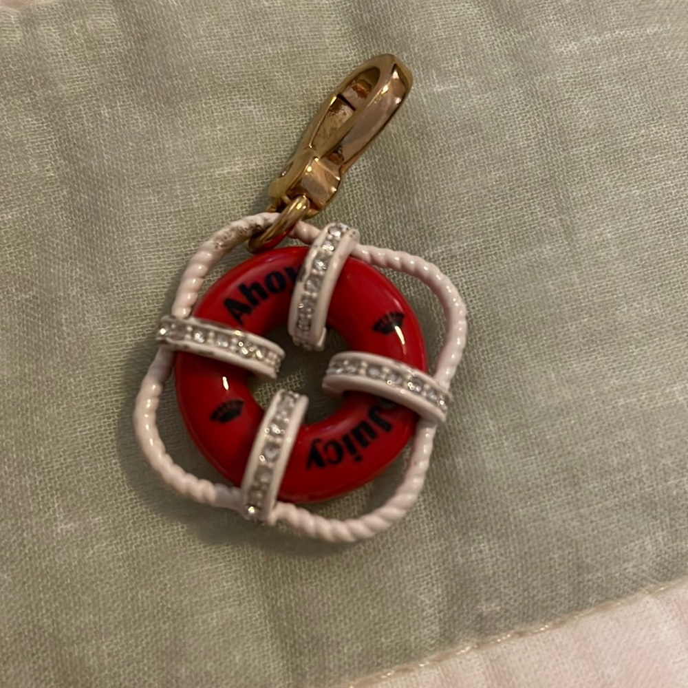 Juicy couture Ahoy life ring charm